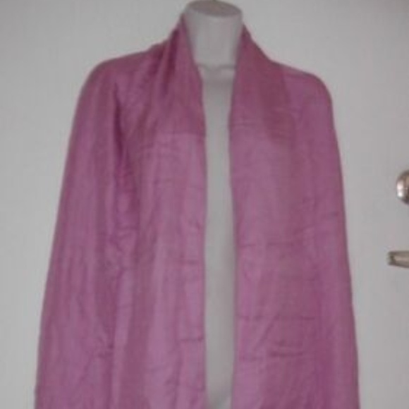 Vintage wide soft scarf/wrap/coverup/shawl fringe - Picture 4 of 4